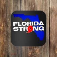 Florida Strong Hurricane Ian Support Football Coaster thumb 0