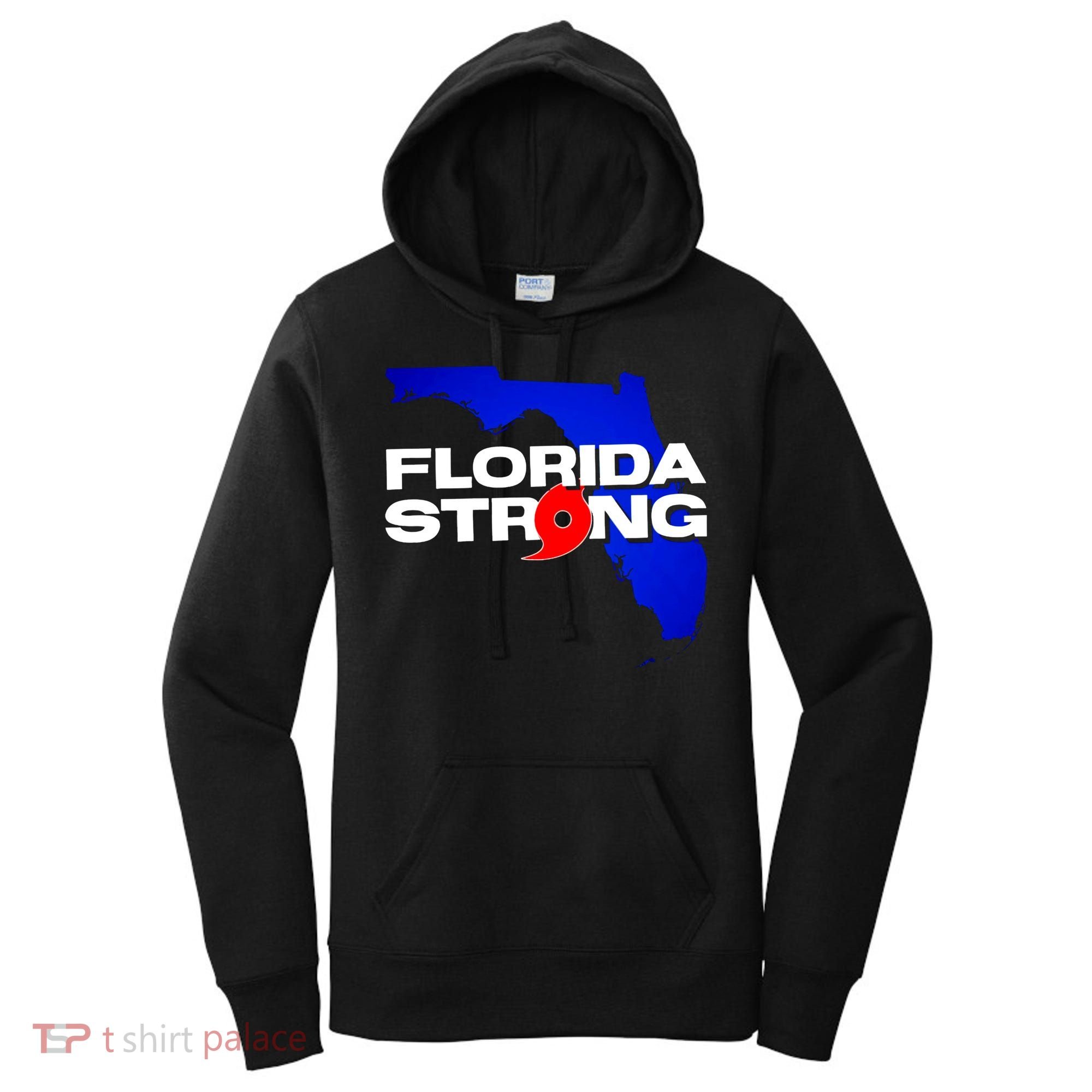 Florida Strong Hurricane Ian Support Football Women's Hoodie