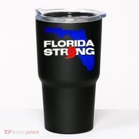 Florida Strong Hurricane Ian Support Football Tumbler thumb 0