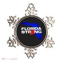 Florida Strong Hurricane Ian Support Football Ornament thumb 0