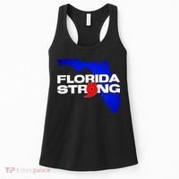 Florida Strong Hurricane Ian Support Football Women's Tank Top thumb 0