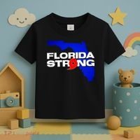 Florida Strong Hurricane Ian Support Football Toddler T-Shirt thumb 3