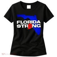 Florida Strong Hurricane Ian Support Football Women's T-Shirt thumb 0