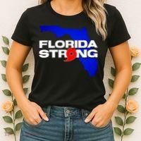Florida Strong Hurricane Ian Support Football Women's T-Shirt thumb 2