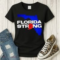 Florida Strong Hurricane Ian Support Football Women's T-Shirt thumb 3