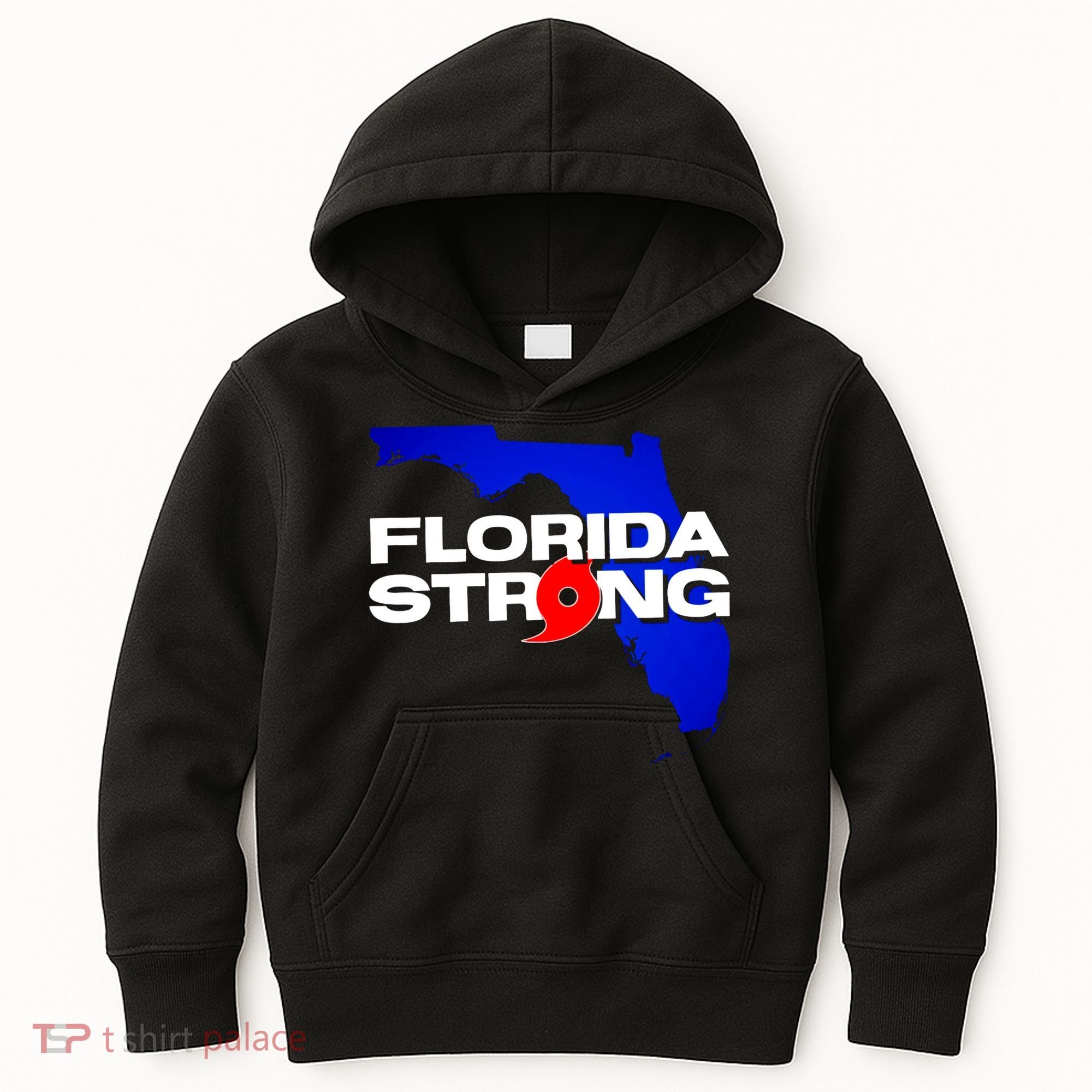 Florida Strong Hurricane Ian Support Football Kids Hoodie