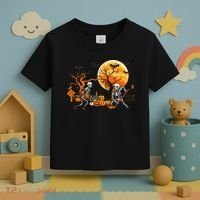 Funny Skeleton Hockey Pumpin Spooky Halloween Costume Toddler T-Shirt thumb 3