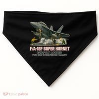 F/A-18F Super Hornet Catapult Locked Twin Seat Strike Fighter USA-Made Doggie Bandana thumb 0