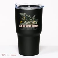 F/A-18F Super Hornet Catapult Locked Twin Seat Strike Fighter Tumbler thumb 0