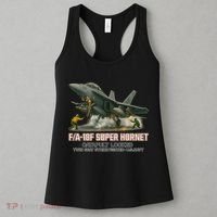 F/A-18F Super Hornet Catapult Locked Twin Seat Strike Fighter Women's Tank Top thumb 3