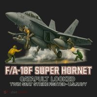 F/A-18F Super Hornet Catapult Locked Twin Seat Strike Fighter Hat thumb 2