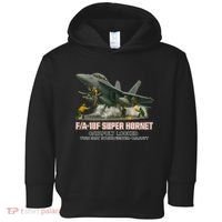 F/A-18F Super Hornet Catapult Locked Twin Seat Strike Fighter Toddler Hoodie thumb 0