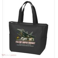 F/A-18F Super Hornet Catapult Locked Twin Seat Strike Fighter Tote Bag thumb 3