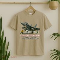 F/A-18F Super Hornet Catapult Locked Twin Seat Strike Fighter T-Shirt thumb 2