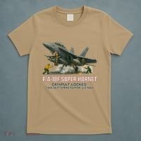 F/A-18F Super Hornet Catapult Locked Twin Seat Strike Fighter T-Shirt thumb 5