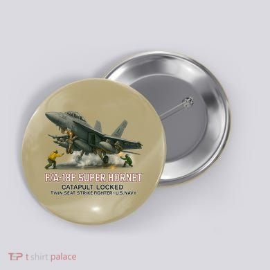 F/A-18F Super Hornet Catapult Locked Twin Seat Strike Fighter Button