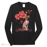 Funny Sphynx Heart Valentines Day Cat Dad Mom Long Sleeve Shirt thumb 0