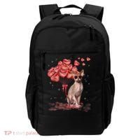 Funny Sphynx Heart Valentines Day Cat Dad Mom Backpack thumb 0