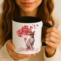 Funny Sphynx Heart Valentines Day Cat Dad Mom Coffee Mug thumb 3