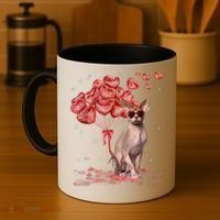 Funny Sphynx Heart Valentines Day Cat Dad Mom Coffee Mug thumb 4