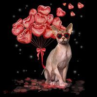 Funny Sphynx Heart Valentines Day Cat Dad Mom Coffee Mug thumb 5