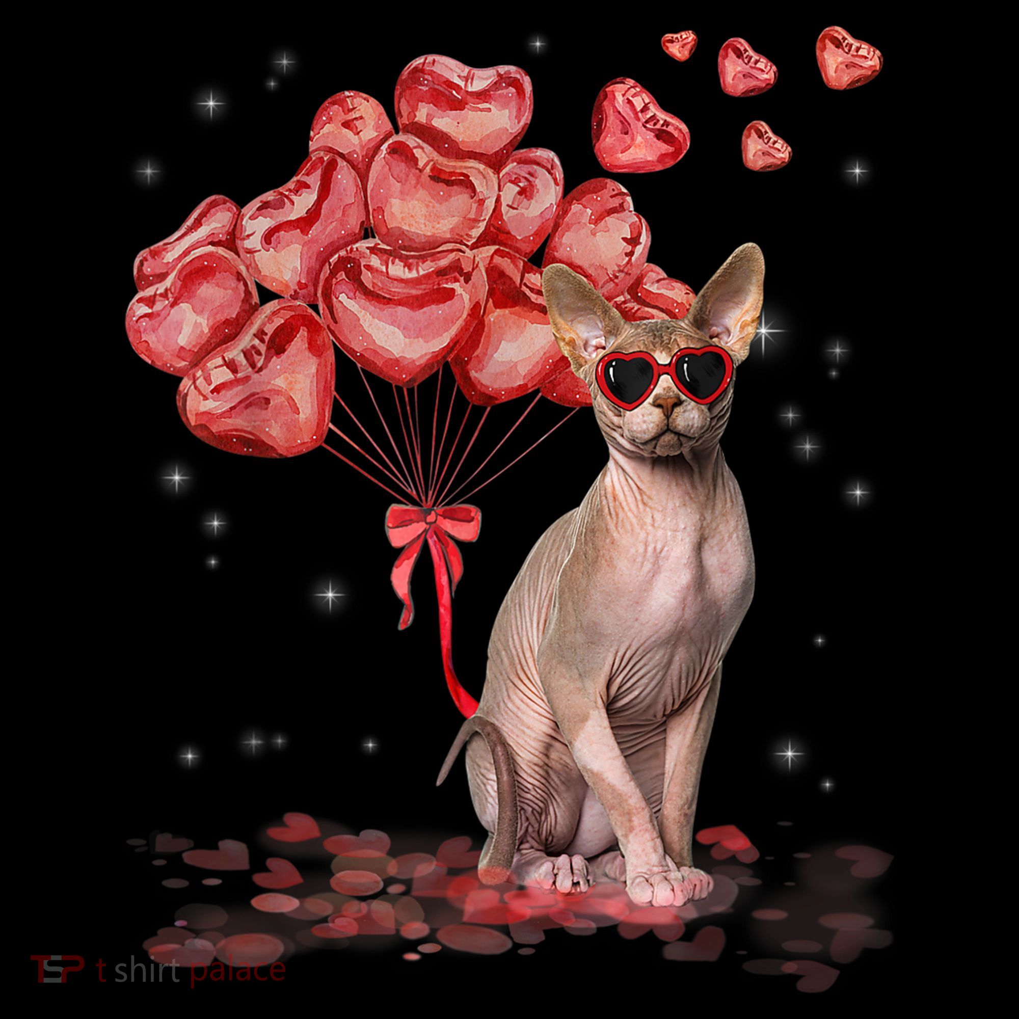 Funny Sphynx Heart Valentines Day Cat Dad Mom Coffee Mug