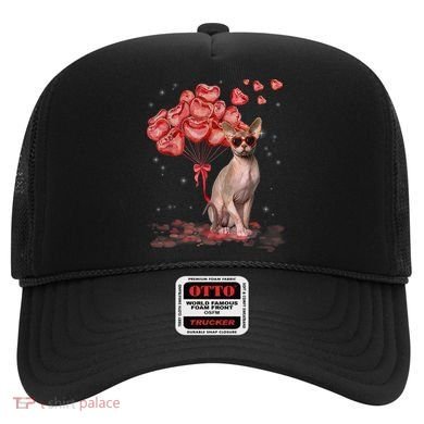 Funny Sphynx Heart Valentines Day Cat Dad Mom Hat