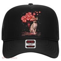 Funny Sphynx Heart Valentines Day Cat Dad Mom Hat thumb 0