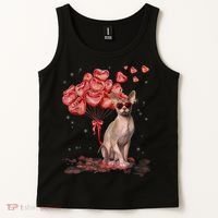 Funny Sphynx Heart Valentines Day Cat Dad Mom Tank Top thumb 2