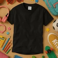 Funny Skeleton Hands Pumpkin Boobs Kids T-Shirt thumb 3