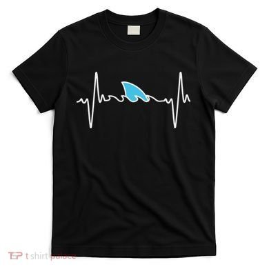 Funny Shark Heartbeat Cute Shark T-Shirt