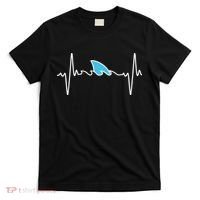 Funny Shark Heartbeat Cute Shark T-Shirt thumb 0