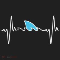 Funny Shark Heartbeat Cute Shark Beanie thumb 2
