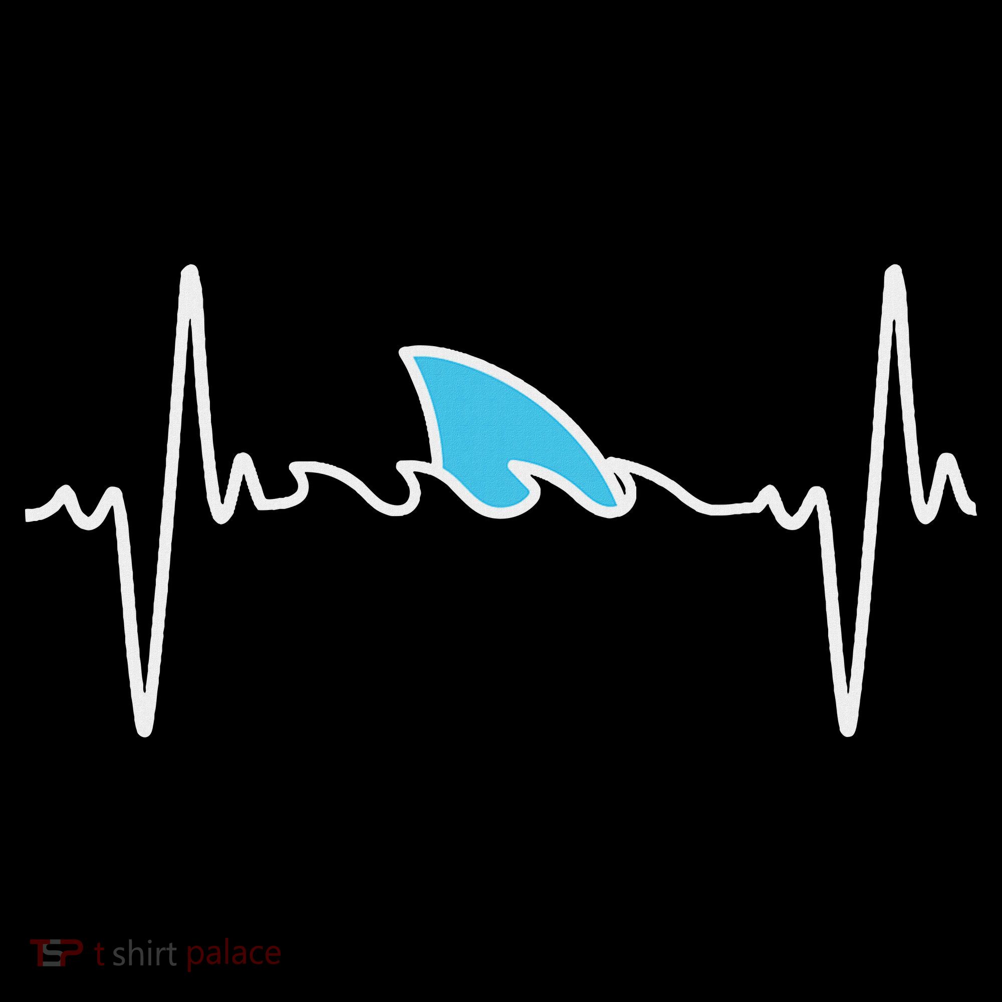 Funny Shark Heartbeat Cute Shark Women's Hoodie
