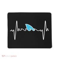 Funny Shark Heartbeat Cute Shark Mousepad thumb 0