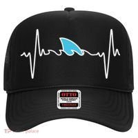 Funny Shark Heartbeat Cute Shark Hat thumb 0