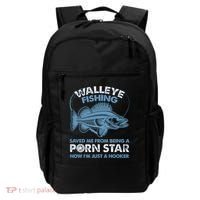 Fishing Saved Hooker Star Fisher Fish Walleye Gift Backpack thumb 0