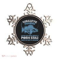 Fishing Saved Hooker Star Fisher Fish Walleye Gift Ornament thumb 0