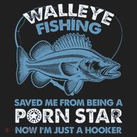 Fishing Saved Hooker Star Fisher Fish Walleye Gift Hat thumb 2
