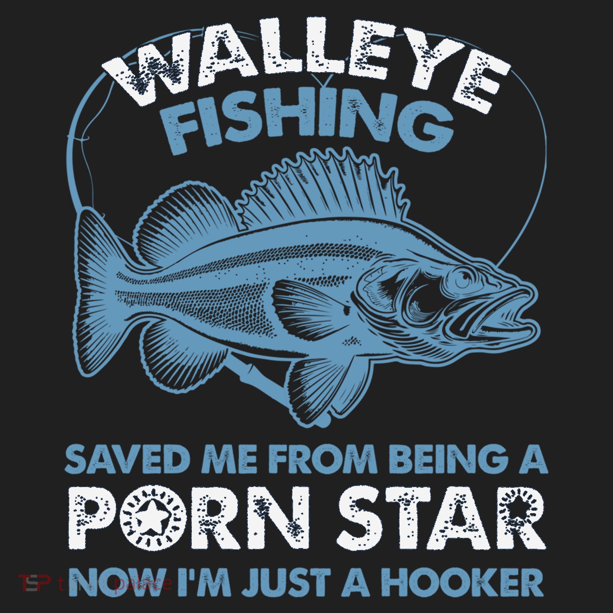 Fishing Saved Hooker Star Fisher Fish Walleye Gift Hat