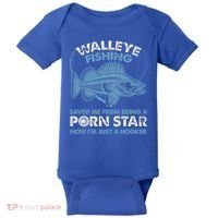 Fishing Saved Hooker Star Fisher Fish Walleye Gift Baby Bodysuit thumb 0