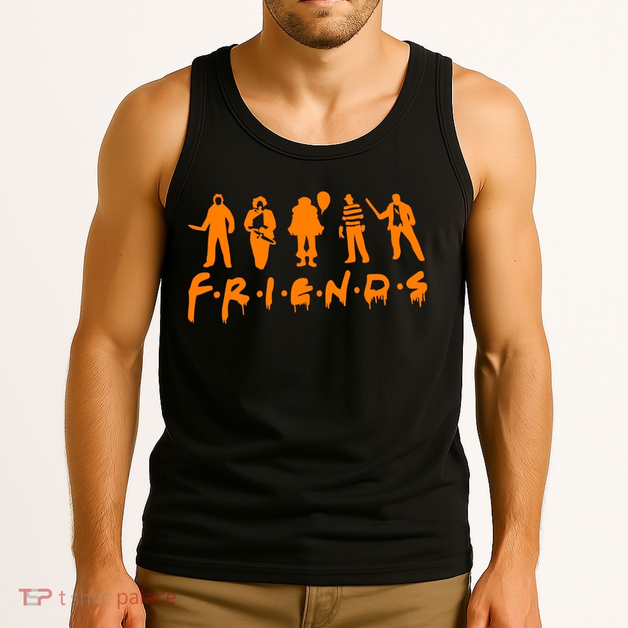 Friends Scary Horror Halloween Tank Top