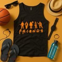 Friends Scary Horror Halloween Tank Top thumb 4