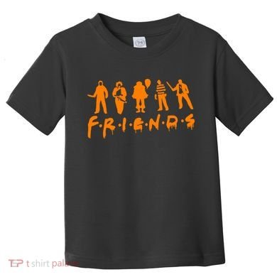 Friends Scary Horror Halloween Toddler T-Shirt