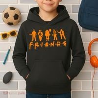 Friends Scary Horror Halloween Kids Hoodie thumb 2