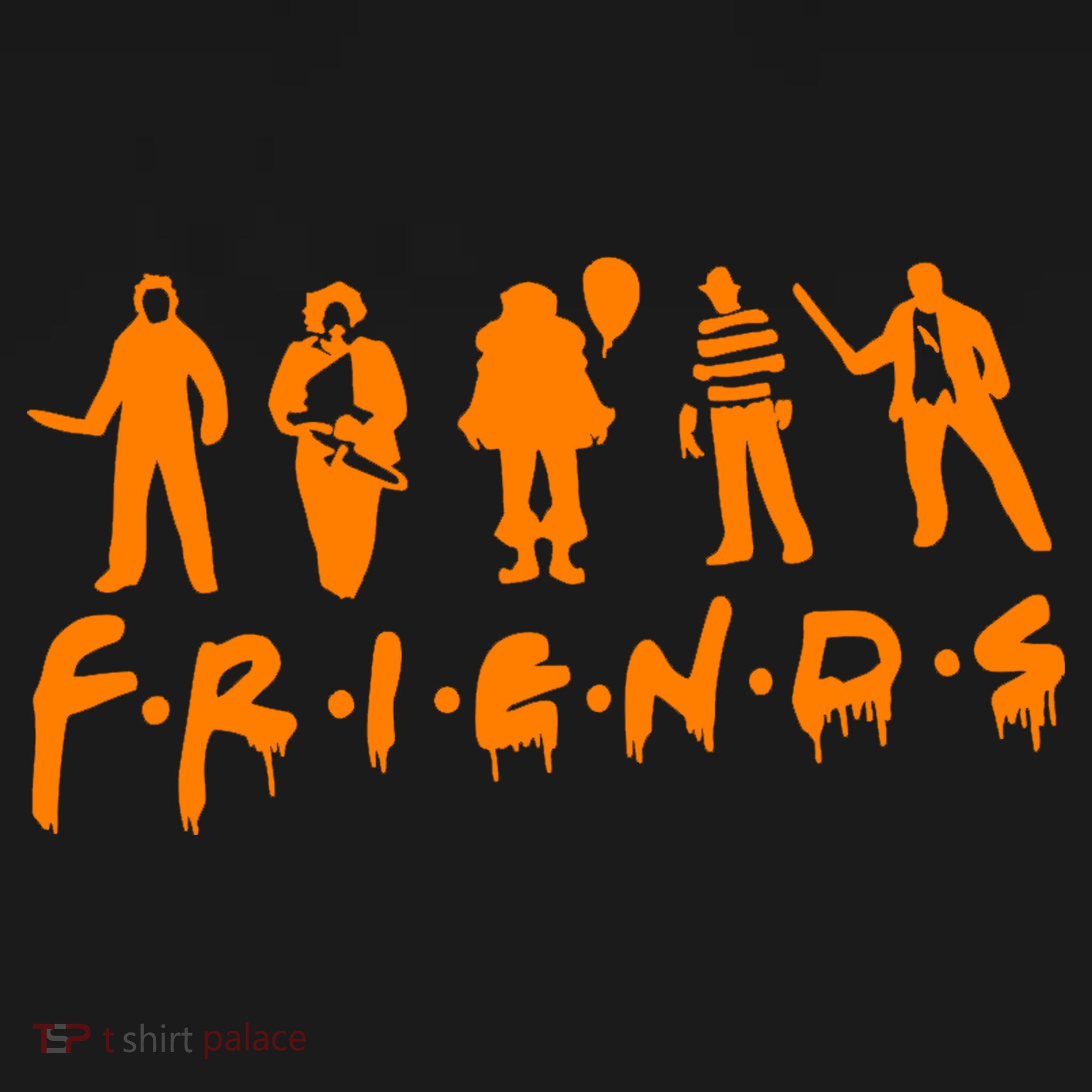 Friends Scary Horror Halloween Kids Hoodie