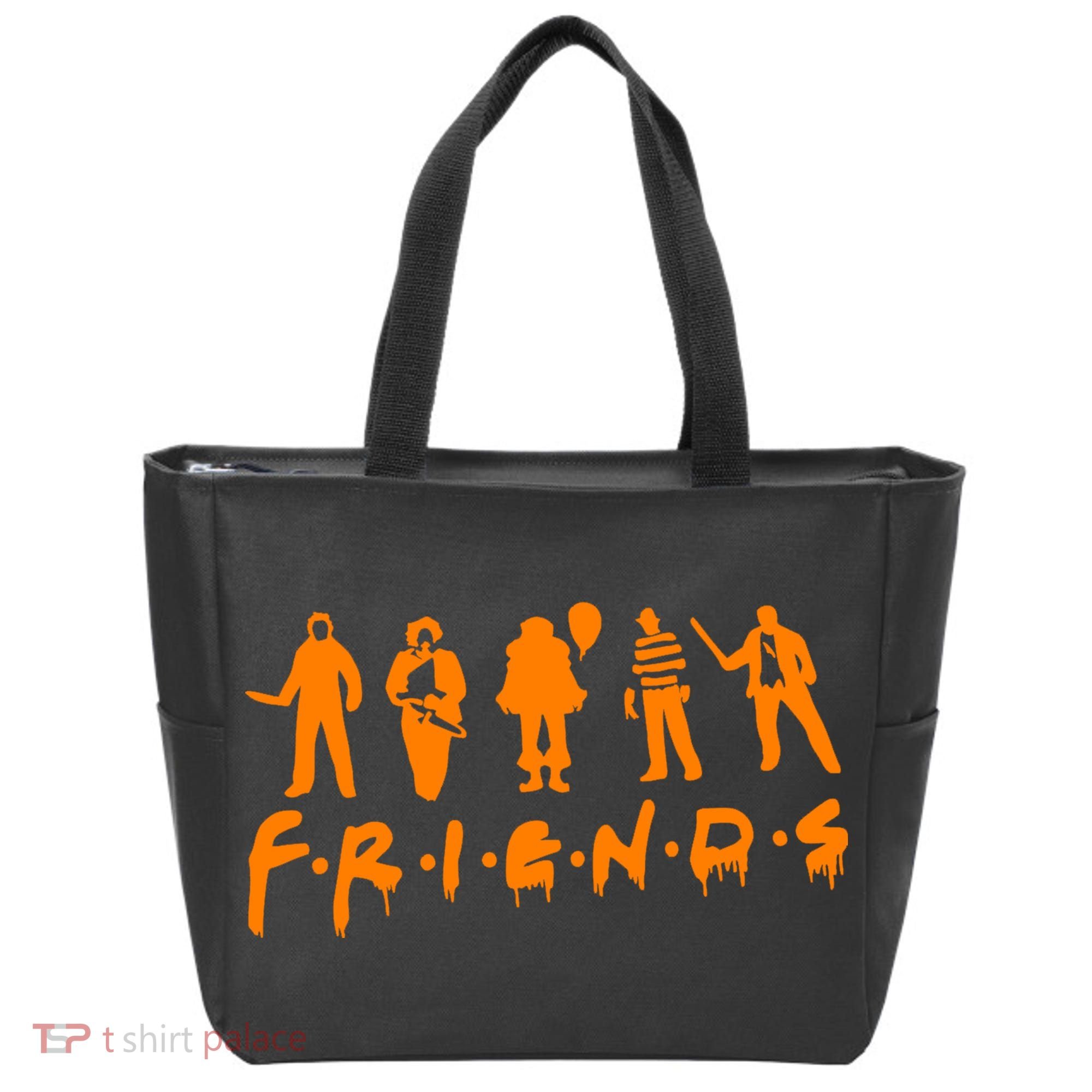Friends Scary Horror Halloween Tote Bag