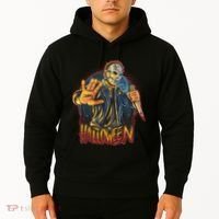 Funny Scary Halloween Jason Hoodie thumb 2