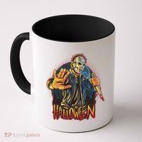 Funny Scary Halloween Jason Coffee Mug thumb 0