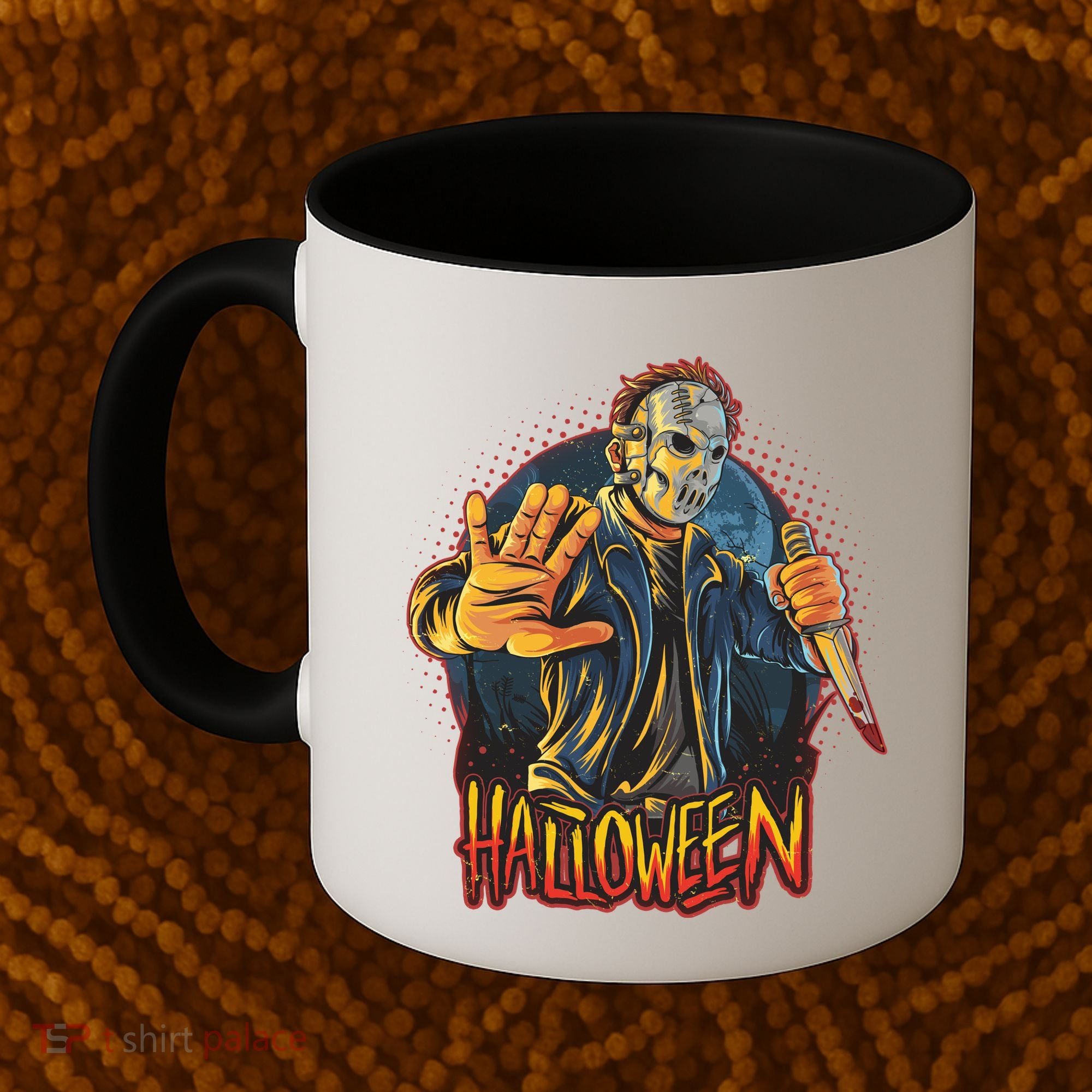 Funny Scary Halloween Jason Coffee Mug